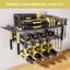 Carla Home 2 Tier Power Tool Rack Organizer Wall Mount With Drill Holder & Wrenc Carousel 5