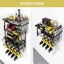 Carla Home 2 Tier Power Tool Rack Organizer Wall Mount With Drill Holder & Wrenc Carousel 6