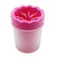 Dog Paw Cleaner Pet Cat Foot Washer Cup Feet Brush Cleaning Paws Tool Red Carousel 1