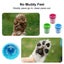 Dog Paw Cleaner Pet Cat Foot Washer Cup Feet Brush Cleaning Paws Tool Red Carousel 3