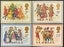 Great Britain 1978 Christmas -Carol Singing -Set of 4 stamps MNH CAT$1. Carousel 1