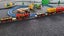 Rare Vintage TOMY Train Set – Battery Operated – 33 Track Pieces + Accessories Carousel 6