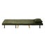 Folding Sofa Bed Lounge Singe Chair Recliner Leisure Couch-Corduroy Green Carousel 5