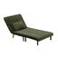 Folding Sofa Bed Lounge Singe Chair Recliner Leisure Couch-Corduroy Green Carousel 6