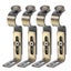 4pcs Modern Practical Curtain Stick Base Shelf Curtain Bar Rack Curtain Rod Bra Carousel 1