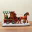 Christmas Decoration Resin Craft House With Light And Music Reindeer Sleigh Orna Carousel 5