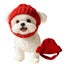 Autumn And Winter Warm Windproof Halloween Knitted Fighting Dog Hat Carousel 1
