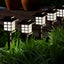 Emitto 6X Led Solar Power Garden Lights Carousel 7