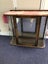 MAHOGANY WOOD AND GLASS CABINET (damaged) Carousel 1