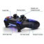 Controller Wireless Bluetooth Double Shock Controller Joystick Gamepad For Ps4 Carousel 3