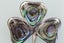 VINTAGE NZ STERLING SILVER PAUA SHELL CLOVER BROOCH Carousel 2