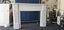 Decorative wood fireplace mantel / surround (frame only) Carousel 1