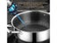 410 Stainless Steel Honeycomb Non-stick Soup Pot With Lid Carousel 5