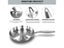 304 Stainless Steel Uncoated NonStick Frying Pan For Stoves Carousel 6