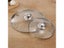 16-34cm Round Stainless Steel Tempered Glass Pot Lid Carousel 6