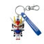 GUNDAM - AILESTPLA-KUN 3D RUBBER MASCOT KEYCHAIN Carousel 1
