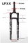 MTB Bike Tapered Fork - 29" 28.6/39.8mm, Air Spring Suspension, 120mm travel Carousel 8