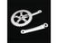 Single Speed Fixed Gear Bike Crankset 170mm 44T 6061 Aluminum Alloy Carousel 2