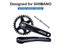 40T-50T Asymmetric Bike Chainring Fit M6000 M7000 M4100 M5100 Carousel 7
