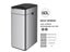 Large-capacity Stainless Steel Smart Sensor Trash Can Carousel 3
