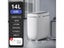 14L Automatic Sensor Bin For Kitchen Bathroom Waterproof Carousel 8