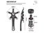 Folding Bike Crankset 130BCD 45T-58T Chainring Carousel 4