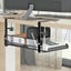 Under Desk Steel Cable Management Tray Organizer Rack Shelf Carousel 4