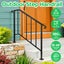 Stair Handrail Railings 3-4 Steps Safety Hand Rails Kit Carousel 3