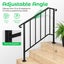 Stair Handrail Railings 3-4 Steps Safety Hand Rails Kit Carousel 6