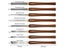 HSS Woodturning Tools 10/20/25mm Spindle Roughing Gouge Carousel 5