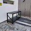Black Movable WorkBench / 4 Wheels / 101x200x60CM Carousel 1