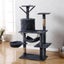 Cat Tree Scratching Post with Mouse 125CM Carousel 1