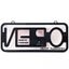 OPEN Sign Size L Neon LED Flashing & Remote Control 55CM Carousel 4