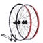 Mountain Bike Wheel Set - 26", Quick release, Front 2 Rear 5 Bearings, Aluminum Carousel 11