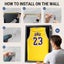 Jersey Shadow Box Frame Sports Memorabilia Display Case Wall Mounting Carousel 8