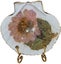 Shell art - Pink Pressed Flower with a Golden Stand Carousel 5