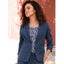 Flattering Jersey Blazer - Size 16 - Marine Blue Carousel 1