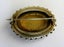 ANTIQUE VICTORIAN MOURNING BROOCH - ROLLED GOLD- LOCKET/HAIR BACK Carousel 4