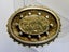ANTIQUE VICTORIAN MOURNING BROOCH - ROLLED GOLD- LOCKET/HAIR BACK Carousel 1