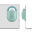 Universal Stick-On Mouse Pouch,Holder for Wireless Mouse Sleeve for Laptop Reusa Carousel 5