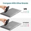 Universal Stick-On Mouse Pouch,Holder for Wireless Mouse Sleeve for Laptop Reusa Carousel 9