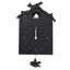 Antique Wall Cuckoo Clock Black DIY Home Christmas Holiday Presents Retro Minima Carousel 1