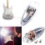Chrome Guitar Output Loaded Input Jack Plate Replacement For Fender Strat Carousel 1