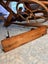 Retro Wooden Spinning Wheel NZ Metal Wheel A Frame - Varmly Design Carousel 12