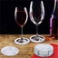 6Pcs Marble Cup Coaster Round Leather Heat Insulation Mat for Kitchen Table Home Carousel 3