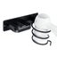 Wall Mounted Hair Dryer Holder Rack Bathroom Hair Straightener Shelf Storage Net Carousel 2
