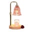 Candle Warmer Lamp with Timer with 2 Bulbs for Home Decor Office-Pink Carousel 1
