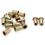 210pcs Zinc Plated Rivet Nut Mixed Metric Rivnut Threaded Flat Head Insert Rivet Carousel 5