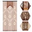 Wooden Sticks Beaded Curtain Doorway Bamboo Blinds Fly Screen Door Carousel 1