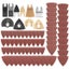 70pcs Oscillating Multitool Saw Blade Set For Fein Bosch Dremel Makita Ridgid Carousel 1